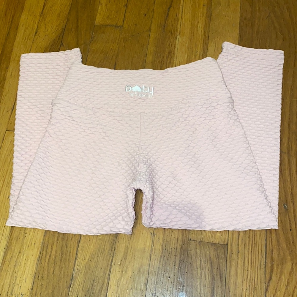 Baby Pink Cropped Leggings